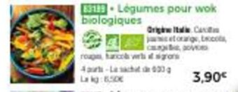 Thiriet Légumes pour wok biologiques offre