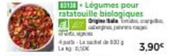 Thiriet Légumes pour ratatouille biologiques offre