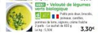 Thiriet Velouté de légumes verts biologique offre