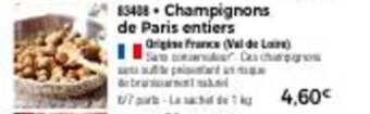 Thiriet Champignons de paris entiers offre