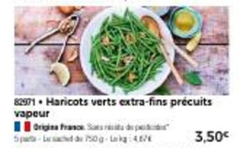 Thiriet Haricots verts extra-fins précuits vapeur offre