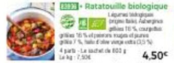 Thiriet Ratatouille biologique offre