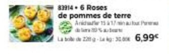Thiriet 6 roses de pommes de terre offre