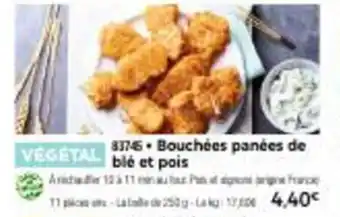 Thiriet Bouchées panées de blé et pois offre