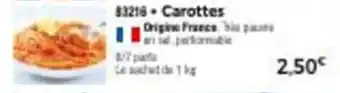 Thiriet Carottes offre