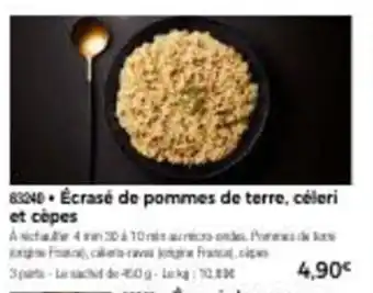 Thiriet Écrasé de pommes de terre, céleri et cèpes offre