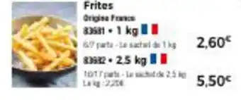 Thiriet Frites offre
