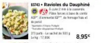 Thiriet Ravioles du dauphiné offre