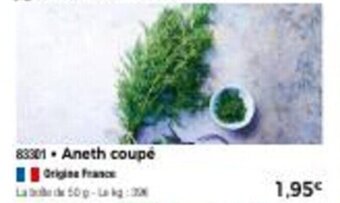 Thiriet Aneth coupé offre