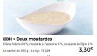 Thiriet Deux moutardes offre