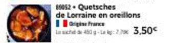Thiriet Quetsches de lorraine en oreillons offre