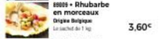 Thiriet Rhubarbe en morceaux offre