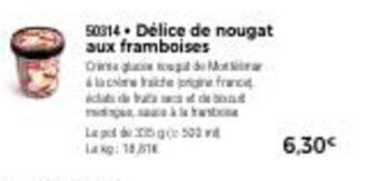 Thiriet Délice de nougat aux framboises offre