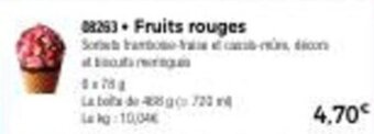 Thiriet Fruits rouges offre