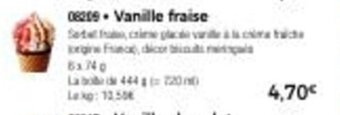 Thiriet Vanille fraise offre