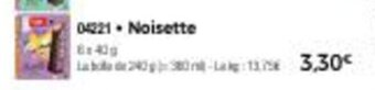 Thiriet Noisette offre