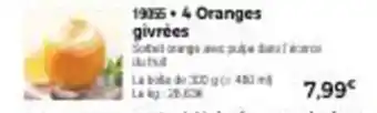 Thiriet 4 oranges offre