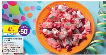 Intermarché Express Bonbons red dingue krema offre