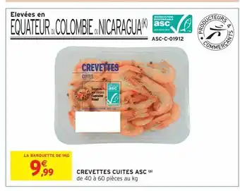 Intermarché Express Crevettes cuites asc offre