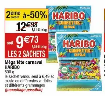 Cora x Carrefour Mega fete carnaval haribo offre