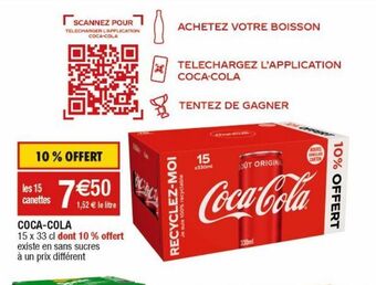 Cora x Carrefour Coca- cola offre
