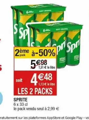 Cora x Carrefour Sprite offre
