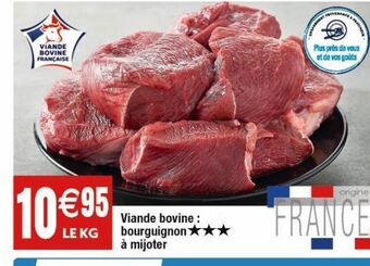 Cora x Carrefour Viande bovine: bourguignon *** a mijoter offre