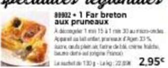 Thiriet 1 Far breton aux pruneaux offre
