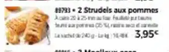 Thiriet 2 Strudels aux pommes offre