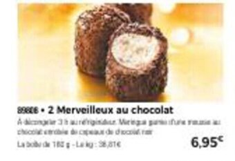 Thiriet 2 Merveilleux au chocolat offre