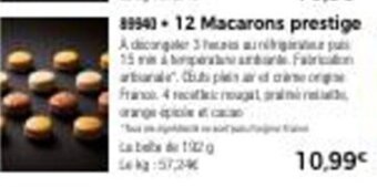 Thiriet 12 Macarons prestige offre