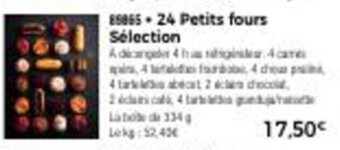 Thiriet 24 Petits fours Sélection offre