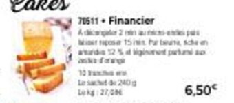 Thiriet Financier offre