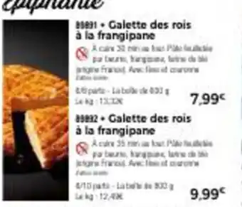 Thiriet Galettes des rois à la frangipane offre