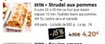 Thiriet Strudel aux pommes offre