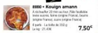 Thiriet Kouign amann offre