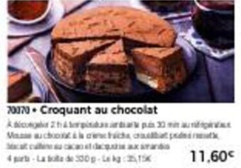 Thiriet Croquant au chocolat offre