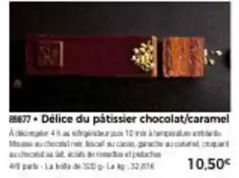 Thiriet Délice du pâtissier chocolat/caramel offre