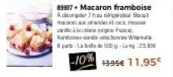 Thiriet Macaron framboise offre