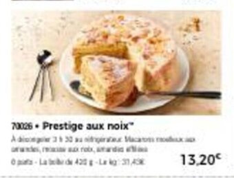 Thiriet Prestige aux noix offre
