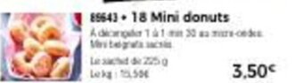 Thiriet 18 Mini donuts offre