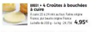 Thiriet 4 Croûtes à bouchées à cuire offre