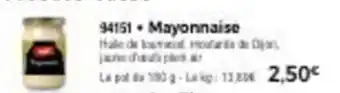 Thiriet Mayonnaise offre