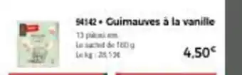 Thiriet Guimauves à la vanille offre