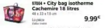 Thiriet City bag isotherme Cachemire 18 litres offre