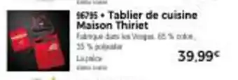 Tablier de cuisine Maison Thiriet