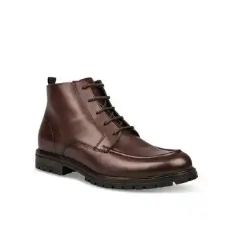 Chaussea Bottines marron denim side cuir offre