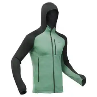 Decathlon Veste polaire de randonnée - mh520 hood - homme offre