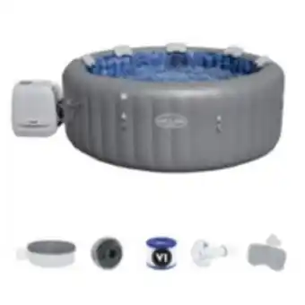 E.Leclerc Brico Spa gonflable rond santorini hydrojet pro 5 à 7 personnes lay-z-spa - 60075 - bestway offre