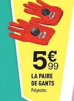Centrakor La paire de gants offre